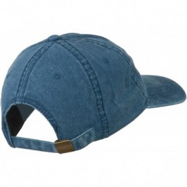 Baseball Caps Director Embroidered Washed Cotton Cap - Navy - CT11LBM8AQN $26.40