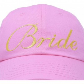 Baseball Caps Bachelorette Party Bride Hats Tribe Squad Baseball Cotton Caps - Light Pink - CY180CD9OOK $10.03