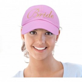 Baseball Caps Bachelorette Party Bride Hats Tribe Squad Baseball Cotton Caps - Light Pink - CY180CD9OOK $10.03