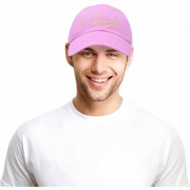 Baseball Caps Bachelorette Party Bride Hats Tribe Squad Baseball Cotton Caps - Light Pink - CY180CD9OOK $10.03