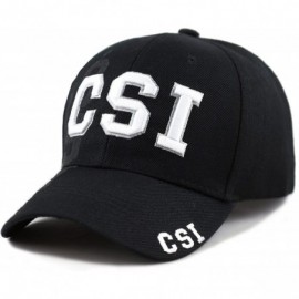 Baseball Caps Law Enforcement 3D Embroidered Baseball One Size Cap - 4. Csi - CF18ELUNZME $11.38