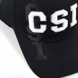 Baseball Caps Law Enforcement 3D Embroidered Baseball One Size Cap - 4. Csi - CF18ELUNZME $11.38