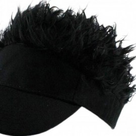 Sun Hats Flair Hair Sun Visor Cap with Fake Hair Wig Baseball Cap Hat - Color3 - CB18DQS20A4 $15.90