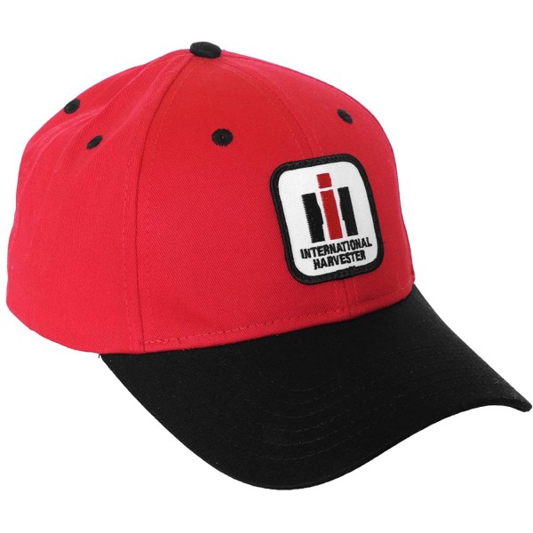 Baseball Caps International Harvester IH Logo Hat- Red and Black - C31274JIENL $35.78