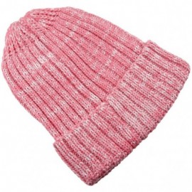 Skullies & Beanies Beanie Hats for Men Women-Baggy Knit Ski Warm Slouchy Cap - Style 3 Pink - CJ188REMMG0 $11.05