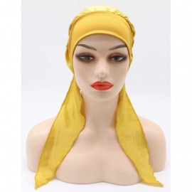 Skullies & Beanies Chemo Cancer Head Scarf Hat Cap Tie Dye Pre-Tied Hair Cover Headscarf Wrap Turban Headwear - CD198MTA4HN $...