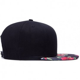 Baseball Caps Unisex Flat Bill Hip Hop Hat Snapback Baseball Cap - Multicolor 040 - C712LUW511B $13.20