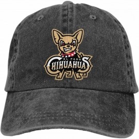 Baseball Caps El Paso Chihuahuas Unisex Vintage Washed Distressed Baseball-Cap Twill Adjustable Dad-Hat - Black - CY18Y6HGY0X...
