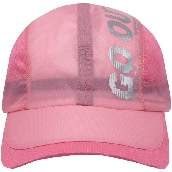 Baseball Caps Light Weight Lt.Weight Performance Quick Dry Race/Running/Outdoor Sports Hat Mens Womens Adults - Briny Pink - ...