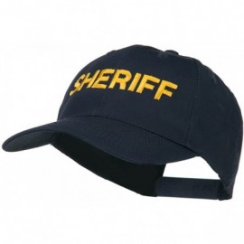 Baseball Caps Sheriff Embroidered Low Profile Cap - Navy - CG11MJ43Z81 $18.65