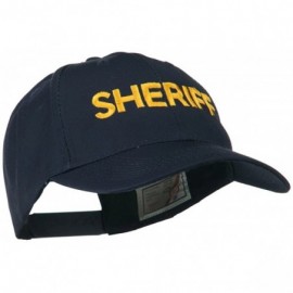 Baseball Caps Sheriff Embroidered Low Profile Cap - Navy - CG11MJ43Z81 $18.65