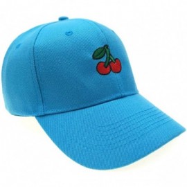 Baseball Caps Strawberry Hat Cherry Hat Watermelon Embroidered Adjustable - Sky Blue 1 - C918QT6EDI0 $11.95