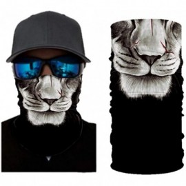 Balaclavas Cool Print Tiger Lion Seamless Bandana Rave Headband Headwear Balaclava Head Wrap Scarf Neck for Women Men - CH197...