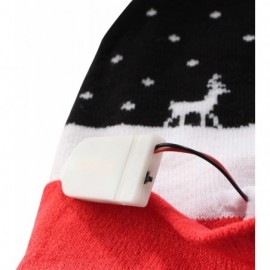 Skullies & Beanies Cozy Winter Christmas Theme Hat - Reindeer Sleigh - C418ESQ7705 $10.18