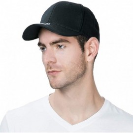 Baseball Caps Low Profile Distressed Vintage Baseball Cap for Mens Washed Running Mesh Adjustable Solid Dad Hat - Black89001 ...