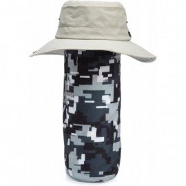 Sun Hats 3902 Floppy Quick Shade Original with Built-In Pull Down Face and Neck Sun Protection - TOP SELLER - Tan/Digi - CB11...