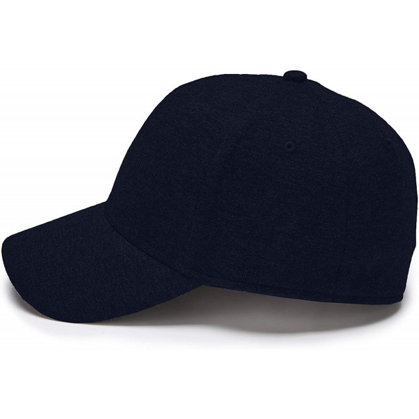 Baseball Caps Unisex Stretch Fit Sports Cap - Navy - C718R0D6KWU $15.80