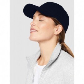 Baseball Caps Unisex Stretch Fit Sports Cap - Navy - C718R0D6KWU $15.80