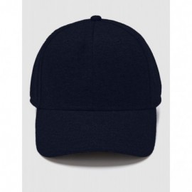 Baseball Caps Unisex Stretch Fit Sports Cap - Navy - C718R0D6KWU $15.80