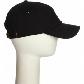 Baseball Caps Custom Hat A to Z Initial Letters Classic Baseball Cap- Black Hat White Black - Letter P - CX18NKUSK84 $10.21