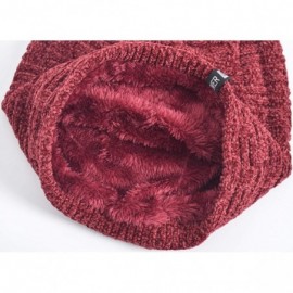 Skullies & Beanies Styles Oversized Winter Extremely Slouchy - Xne Red Hat&scarf Set - CC18ZDTH78N $12.50
