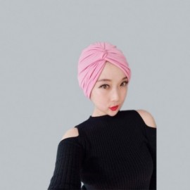 Skullies & Beanies Knotted Cotton Turban Hat Chemo Cap Headbands Muslim Turban for Women Hair Accessories - X8 - CZ18XULMEOR ...