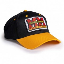 Baseball Caps Minneapolis Moline Tractor Logo Hat- Gold and Black - CI18HSG5SGO $15.30