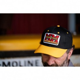 Baseball Caps Minneapolis Moline Tractor Logo Hat- Gold and Black - CI18HSG5SGO $15.30