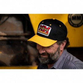 Baseball Caps Minneapolis Moline Tractor Logo Hat- Gold and Black - CI18HSG5SGO $15.30