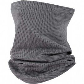 Balaclavas Sun UV Neck Gaiter Face Scarf Balaclava Mouth Bandanas for Men Women for Sports - Mesh_dark Grey - C81999IL2K6 $14.37