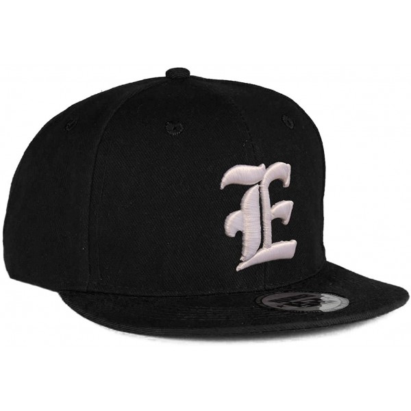 Baseball Caps Snapback Hat Raised 3D Embroidery Letter Baseball Cap Hiphop Headwear - E - CJ11WND4D11 $8.98