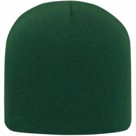 Skullies & Beanies Ultra Soft Acrylic Knit Solid Color Beanies- 8 - Darkgreen - C811U5JS19Z $11.79