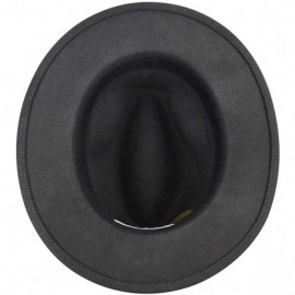 Fedoras Wilton Fedora Hat - Slate - CZ182T7S759 $48.61