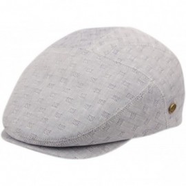 Newsboy Caps Men's Cotton Flat Ivy Caps Summer Newsboy Hats - Blue - CA18D2H4NTE $60.25