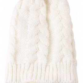 Skullies & Beanies Parent Child Mother Daughter Knitted Crochet - C-white - CJ18Y3DTYQU $9.98