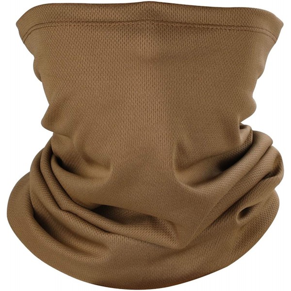 Balaclavas Women Man Neck Gaiter Protection - 03-khaki - CX197YDWYIR $16.25