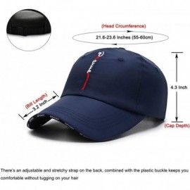 Baseball Caps Outdoor Sun Visor Hats Lightweight Waterproof Breathable Sports Hat UPF50+ Ultra Thin Cooling Baseball Hats - C...