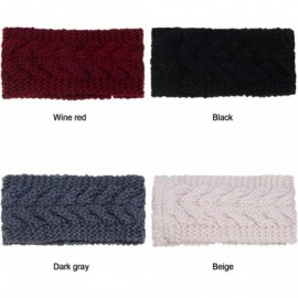 Cold Weather Headbands Headbands Braided Headband Crochet - CS188N3UOI8 $12.94