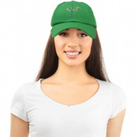 Baseball Caps Hummingbird Hat Baseball Cap Mom Nature Wildlife Birdwatcher Gift - Kelly Green - C118SL6EQNG $17.11