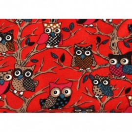 Skullies & Beanies 2 Pack Women's Slouchy Beanies Printing Scarf Cap - 09- Owl Red - C3183OEN67X $12.25