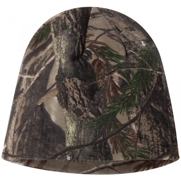 Skullies & Beanies Real Tree- Oilfield- Mossy Oak Camo Knit 8" Hunting Beanies - Realtree All Purpose - C611XJM7DZD $15.38