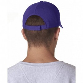 Baseball Caps Custom Hat Add Your Own Text Embroidered Adjustable Size Baseball Cap - Purple - CE195KK3Q8R $18.29