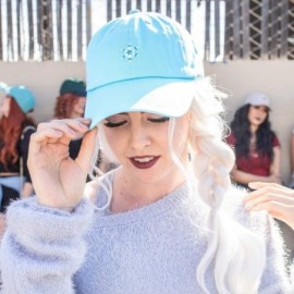 Baseball Caps Blue Snow Queen Dad Hat - C218TOHXA78 $16.65