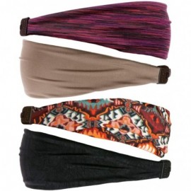 Headbands Adjustable Cute Fashion Sports Headbands Xflex Wide Hairband for Women Girls & Teens - CT18ILQ5ONH $27.01