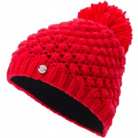 Skullies & Beanies Womens Women's Brrr Berry Hat - Hibiscus/Hibiscus - CI188ARZZQ5 $22.41