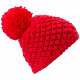 Skullies & Beanies Womens Women's Brrr Berry Hat - Hibiscus/Hibiscus - CI188ARZZQ5 $22.41
