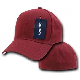 Baseball Caps Fitted Cap - Maroon - CZ118F6E3V5 $12.54