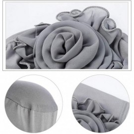 Skullies & Beanies Turban Flower Stretchy Vintage - C418UWSY5XC $10.70