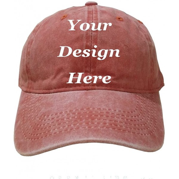 Baseball Caps Classic Cotton Adjustable Baseball Plain Cap-Custom Hip Hop Dad Trucker Snapback Hat - Light Coral - CX186E0NAI...