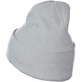 Skullies & Beanies Mens & Womens Slipknot Logo Skull Beanie Hats Winter Knitted Caps Soft Warm Ski Hat Navy - Gray - CQ18NSD6...